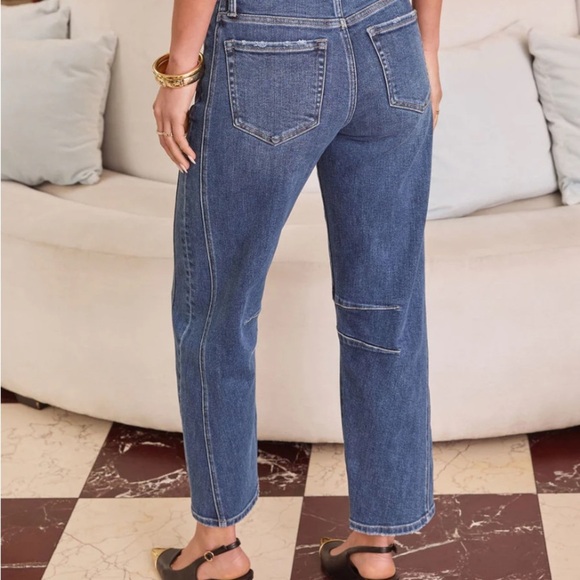 VICI Stretch Pintuck Barrel Jeans NWT - SZ 26 - Picture 3 of 11